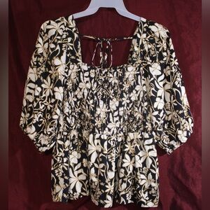Ava & Viv Size 2X Puff sleeve blouse Women's